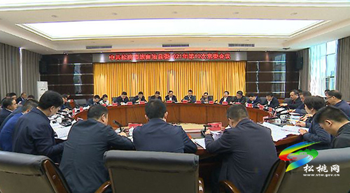 县委召开2021年第10次常委会议传达学习省委十二届九次全会精神