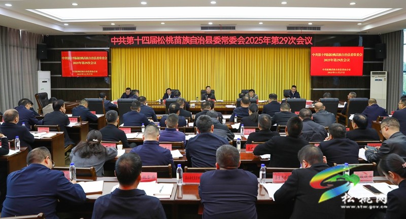 县委常委会2025年第29次会议召开